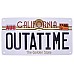 Back To The Future Replica Number Plate Tin Sign Back To The Future Replica Number Plate Tin Sign