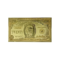 Fallout New Vegas Limited Edition 24k Gold Plated Replica Ncr $20 Bill