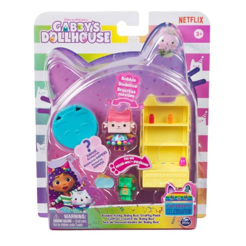 Set Gabby's Dollhouse Bobble Kitty Pack Baby Box (6070093)