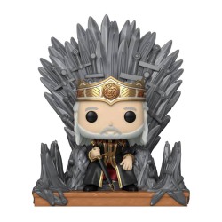 Pop Deluxe Game Of Thrones House Of The Dragon Viserys On The Iron Throne 12 9cm
