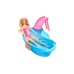 Set Doll Barbie With Pool Slide (hrj74)