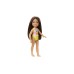 Doll Barbie Club Chelsea Beach Brunette Girl With Pineapple Swimsuit (ghv57)