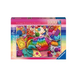 Puzzle Ravensburger Vintage Knitting & Crochet 1000pc