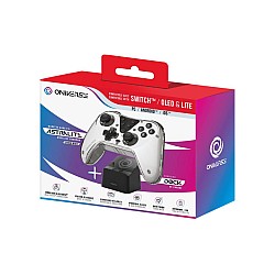 Controller Oniverse Astralite Wireless Smoked White & Charging Station - Nintendo Switch