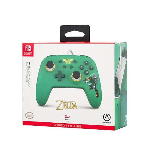 Controller Powera Wired Hyrule Defender - Nintendo Switch