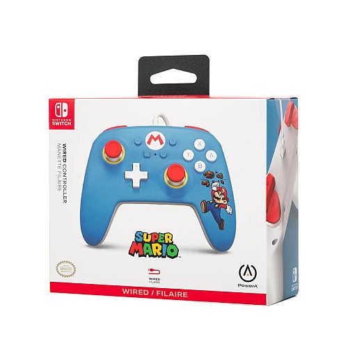 Controller Powera Wired Brick Breaker Mario - Nintendo Switch