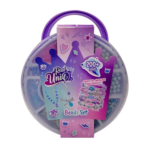 Set Real Uniq Beads Round Carry Case (30469)