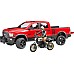 Bruder Ram 2500 Power Wagon & Scrambler Ducati Desert Sled & Driver (02502)