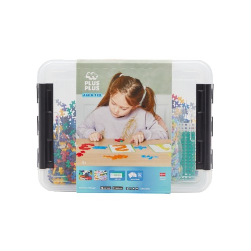Plus-plus Abc & 123 Storage Box 2000pc (3923)
