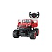 Rastar Rv 1:14 Bigfoot Wrangler A/b Red (23038)