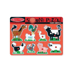 Melissa & Doug Farm Animals Sound Puzzle (50204)