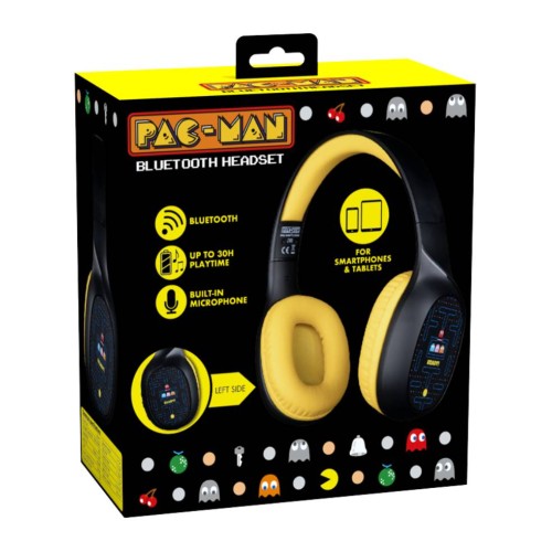 Headset Konix Casque Bluetooth Pacman