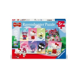 Puzzle Ravensburger Hello Kitty Super Style 3x49pc