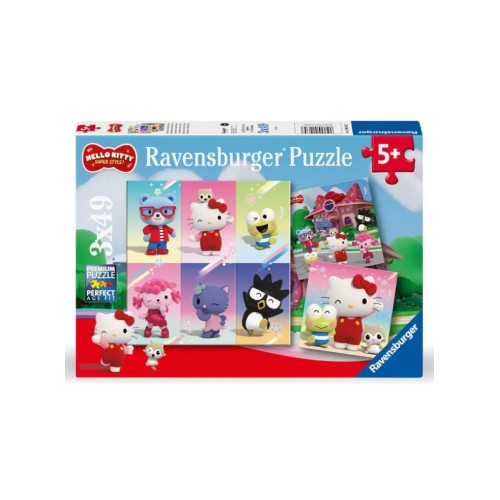 Puzzle Ravensburger Hello Kitty Super Style 3x49pc