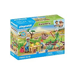 Playmobil Idyllic Vegetable Garden With Grandparents (71443)
