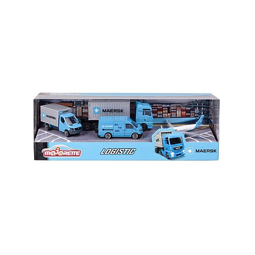 Majorette Maersk 4 Pc Giftpack (212057290y06)