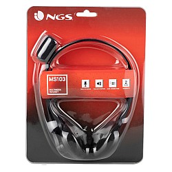 Ngs Headphones Ms103 Multimediali Stereo+mic+reg Volume