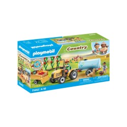 Playmobil Tractor With Trailer And Water Tank (71442)