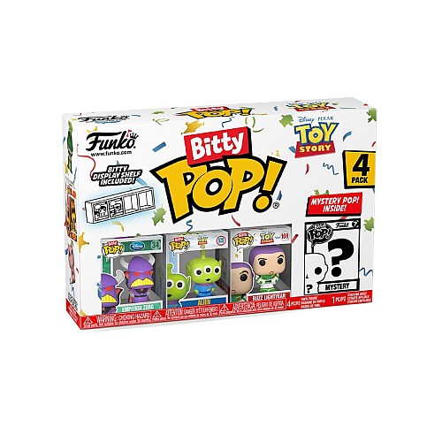 Bitty Pop 4 Pack Story Emperor Zurg