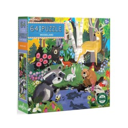 Puzzle Eeboo 64pc Woodland (epzwdl)