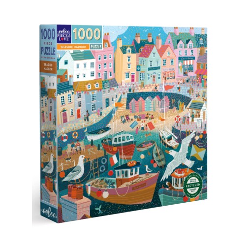 Puzzle Eeboo 1000pc Seaside Harbor (epztsea)