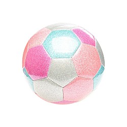 Football Metallic Pink/silver Size 5 (13307)