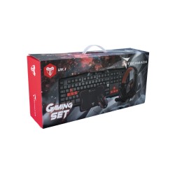 Kit Techmade 3in1 Keyboard + Mouse Wireless + Headphones + Mousepad