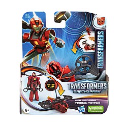 Transformers Earthspark 1-step Flip Changer Terran Twitch (f6721)
