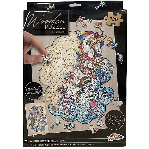 Puzzle Grafix Wooden Unicorn 130pc (980066)