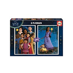 Puzzle Educa 2 X 100psc Disney Wish (80-19742)