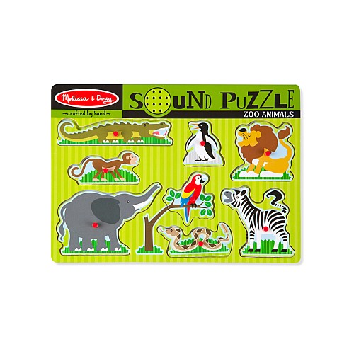 Melissa & Doug Zoo Animals Sound Puzzle (10727)