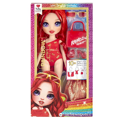 Rainbow High Swim Fashion Doll Ruby