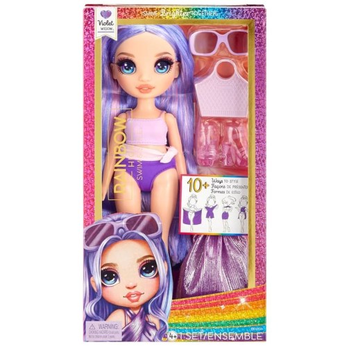 Rainbow High Swim Fashion Doll Violet