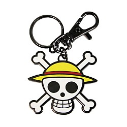 Abysse One Piece Skull Luffy Metal Keychain (abykey004)