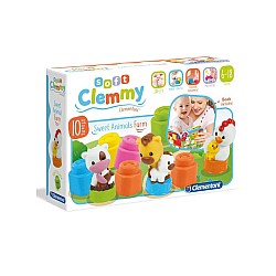 Baby Clementoni Soft Clemmy Set Sweet Animal Farm (1033-17174)