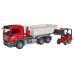 Bruder Man Tgs Truck With Roll-off Container & Schaffer Yard Loader (03767) Bruder Man Tgs Truck With Roll-off Container & Schaffer Yard Loader (03767)
