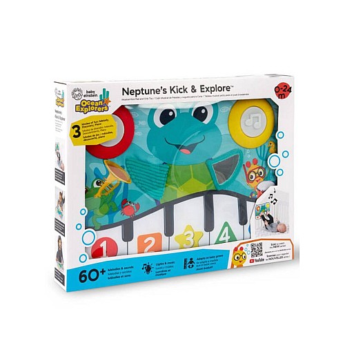 Baby Einstein Musical Kick Pad And Crib Toy, Neptune's Kick & Exploretm (be-12926)