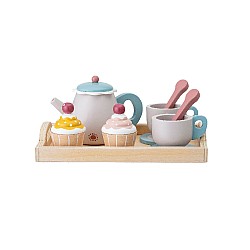 Bloomingville Mini Gentrim Play Tea Set Grey/blue (82045197)