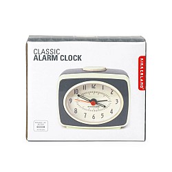 Small Classic Alarm Clock Grey (ac14-gr-eu)