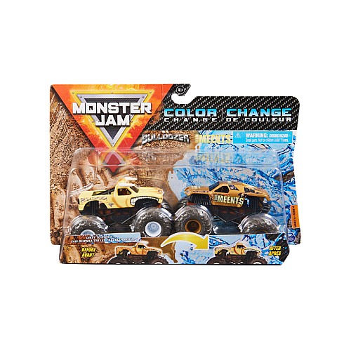 Monster Jam Color Change Bulldozer Vs. Team Meents