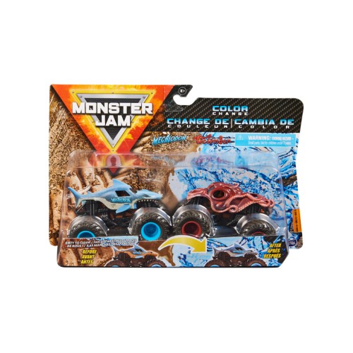 Monster Jam Color Change Megalodon Vs. Octon8er