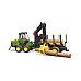 Bruder John Deere Forwarder Forestry Machine (02133) Bruder John Deere Forwarder Forestry Machine (02133)