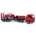 Bruder Man Tga Truck With Low Loader Trailer & Manitou Telehandler (02774) Bruder Man Tga Truck With Low Loader Trailer & Manitou Telehandler (02774)