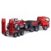 Bruder Man Tga Truck With Low Loader Trailer & Manitou Telehandler (02774) Bruder Man Tga Truck With Low Loader Trailer & Manitou Telehandler (02774)