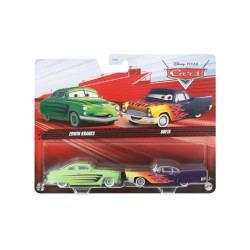 Disney Pixar Cars Edwin Kranks And Greta (set Of 2) (htx06)