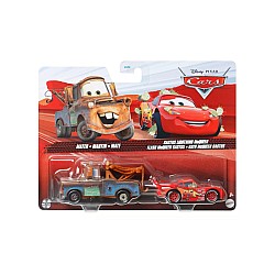 Disney Pixar Cars Mater And Cactus Lighning Mcqueen (set Of 2) (htx10)