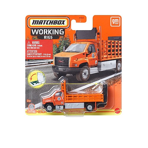Matchbox Real Working Rigs Gmc 3500 Attenuator Truck (hvv17)