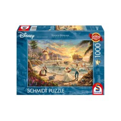 Puzzle Schmidt Thomas Kinkade Disney The Little Mermaid Celebration Of Love 1000pc (sch8036)