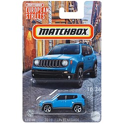 Matchbox European Streets 2019 Jeep Renegade Vehicle (hvv30)