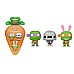 3 Pack Carrot Pocket Pop! Teenage Mutant Ninja Turtles Donatello Michelangelo Shredder